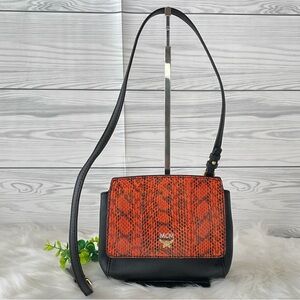 MCM Snakeskin Crossbody Bag